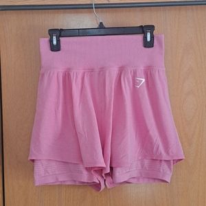 GYMSHARK workout shorts Purple Pink Size Large